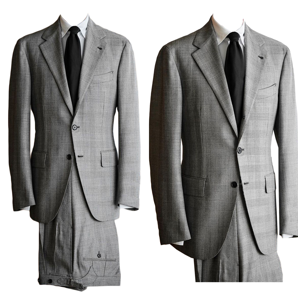 Latest Men Formal Wear - Latest Gentleman Men Suits 2-Pieces Stripe