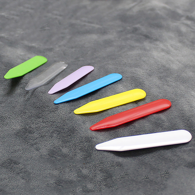 Collar Stay Metal - 2pc Carbon Fiber Collar Stays For