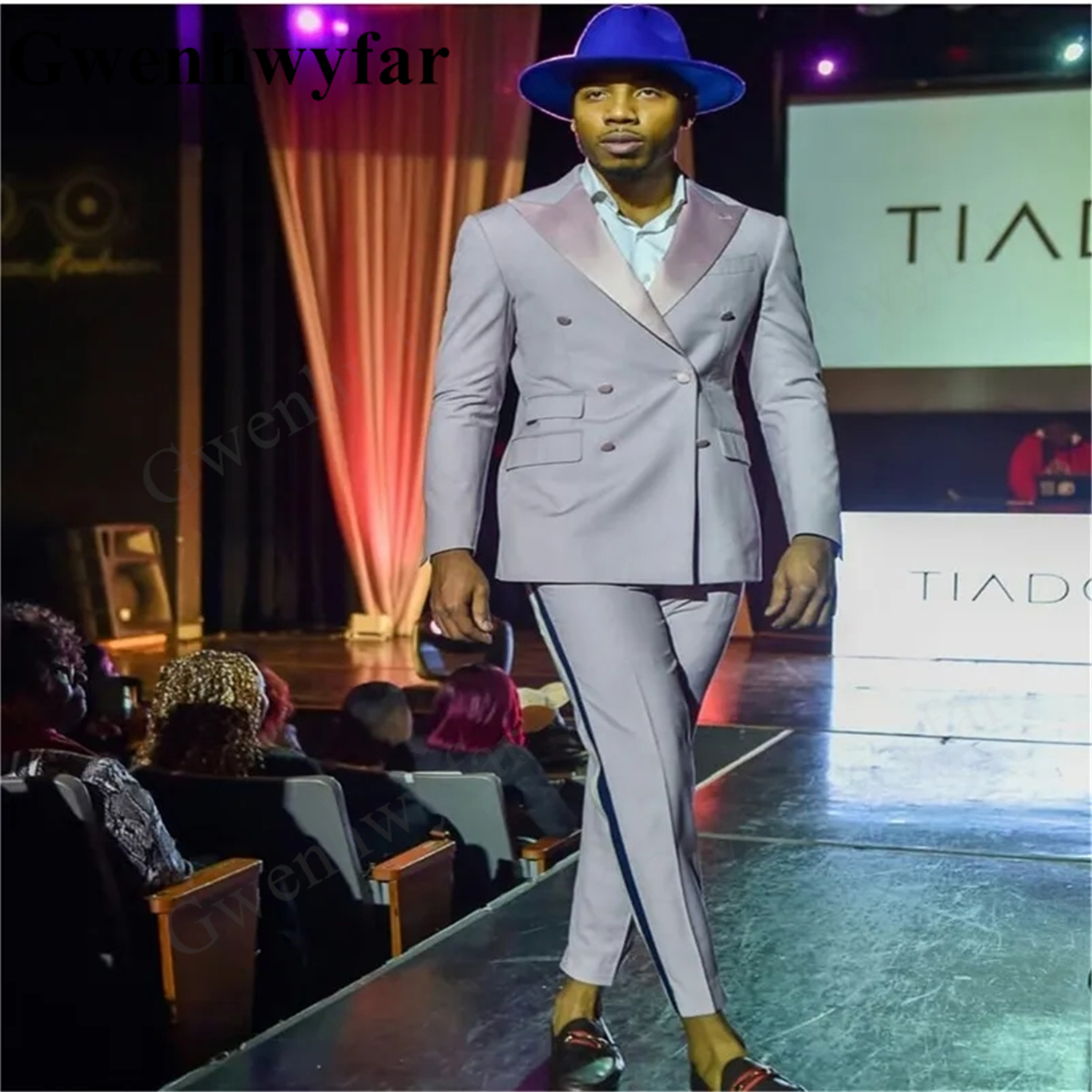 Men Formal Wear Pants - Gwenhwyfar New Light Pink Men's Suits