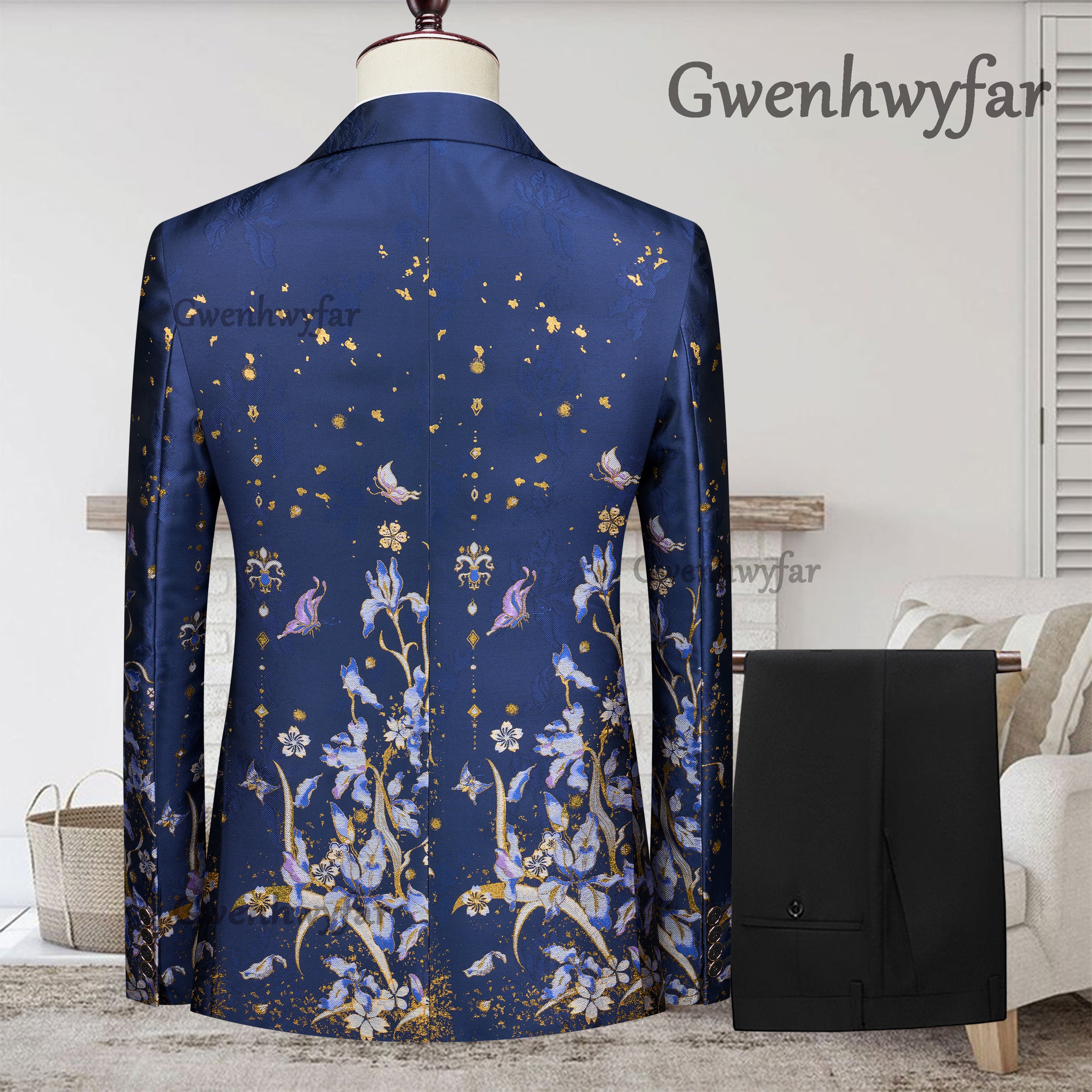 Gwenhwyfar 2026 Men's Customiz - Men Formal Wear Pants avaliação e preço