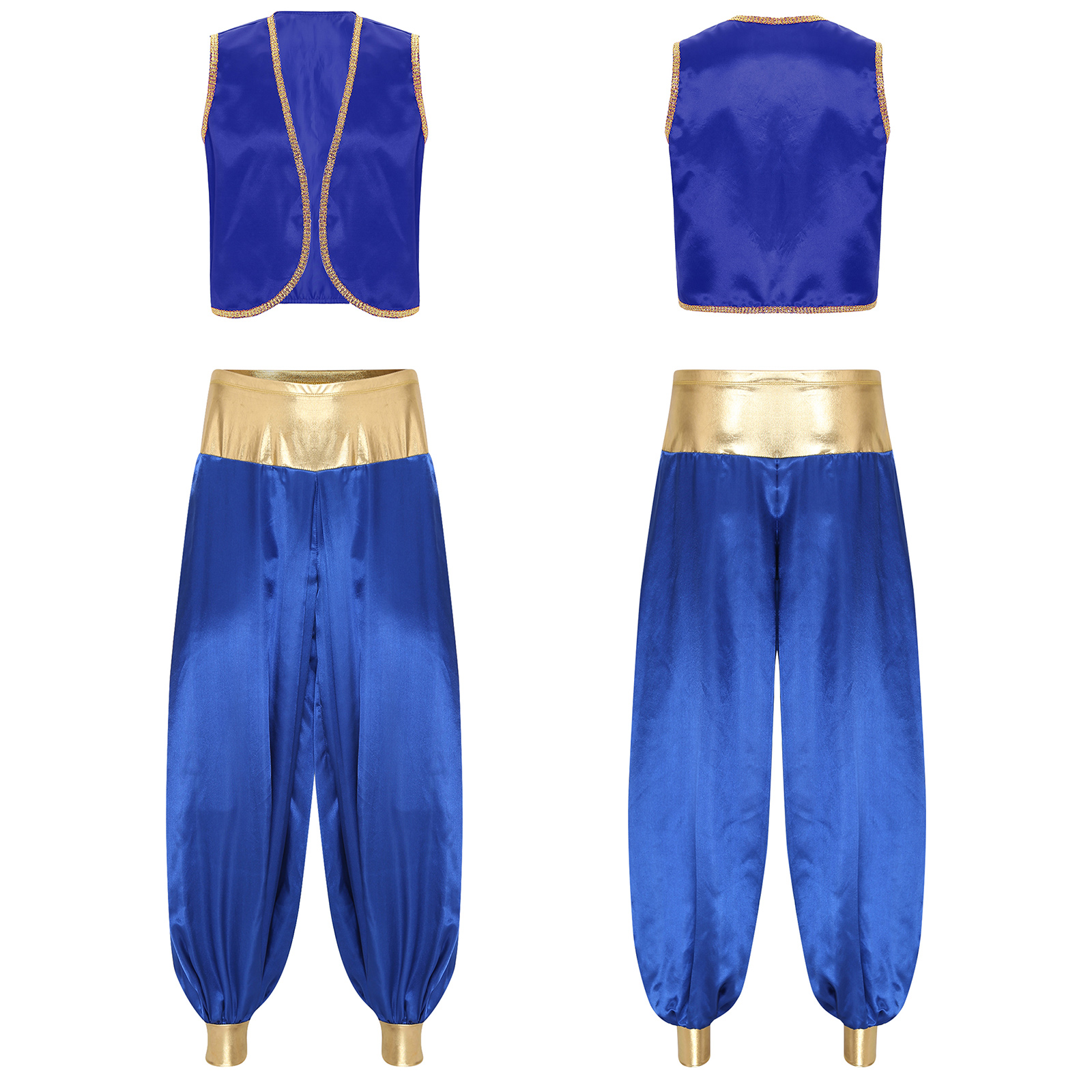 Men Arabian Prince Outfit Alad - Men Formal Wear Vest avaliação e preço