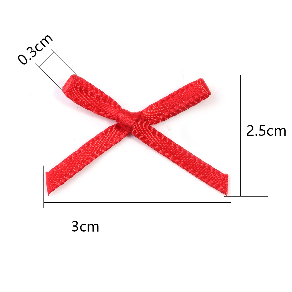 50Pcs 2.5x3cm Ribbons Mini Sat - Satin Bow Tie avaliação e preço