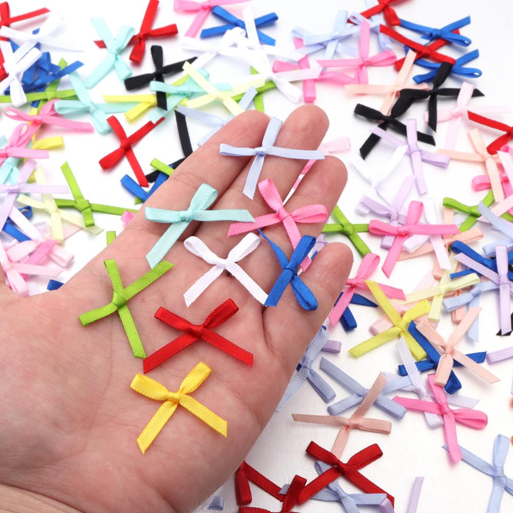 50Pcs 2.5x3cm Ribbons Mini Sat - Satin Bow Tie avaliação e preço