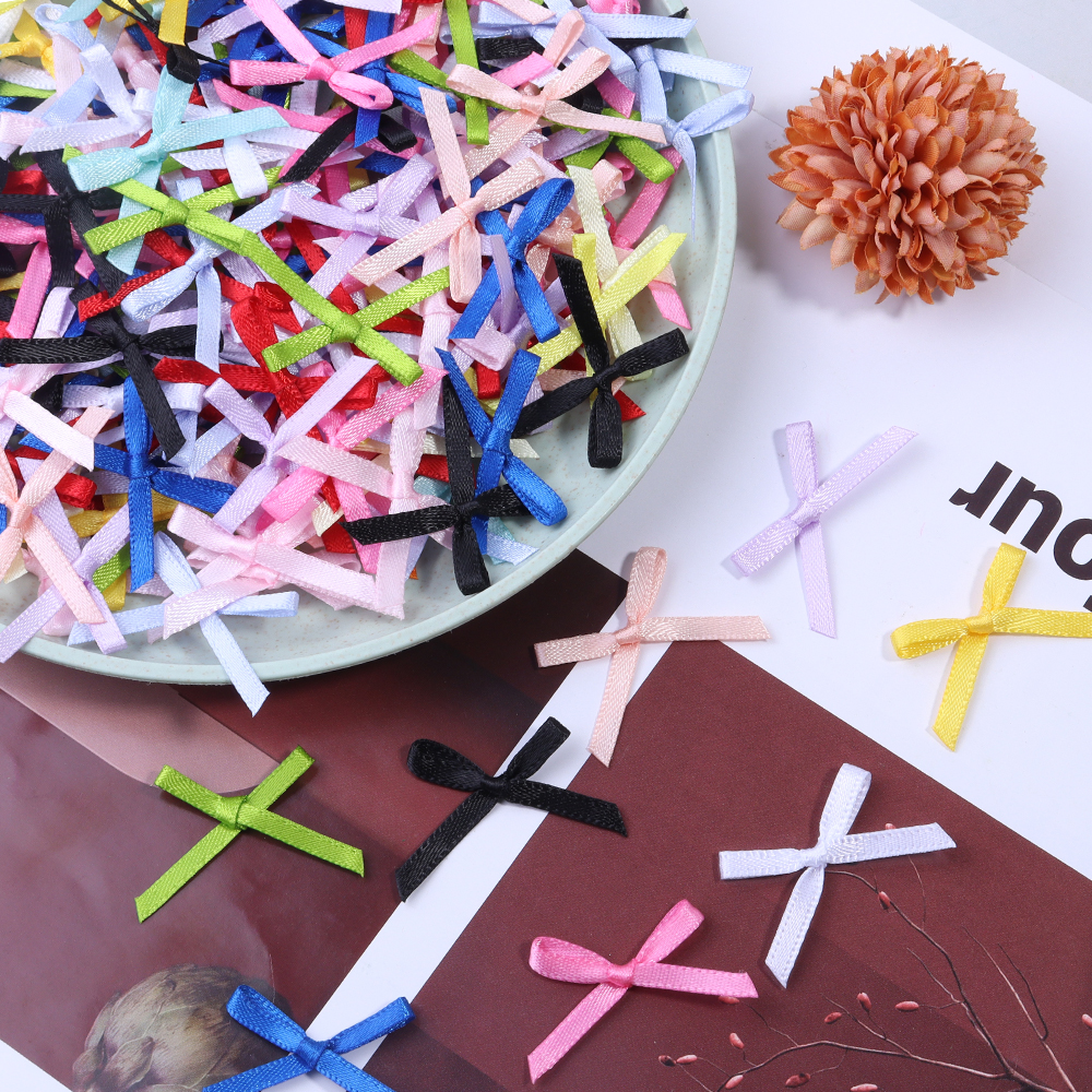 50Pcs 2.5x3cm Ribbons Mini Sat - Satin Bow Tie avaliação e preço