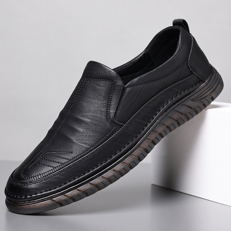 Leather shoes Men's casual sho - Formal Upper Wear Men avaliação e preço