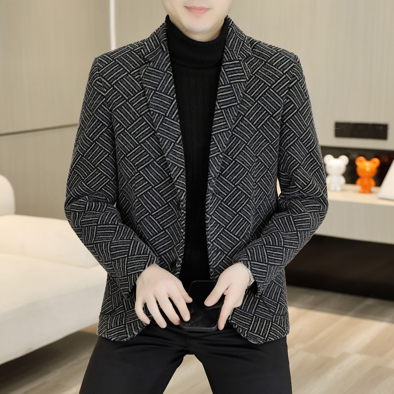 Blazer Autumn and Winter Men's - Men Formal Wear 2025 avaliação e preço