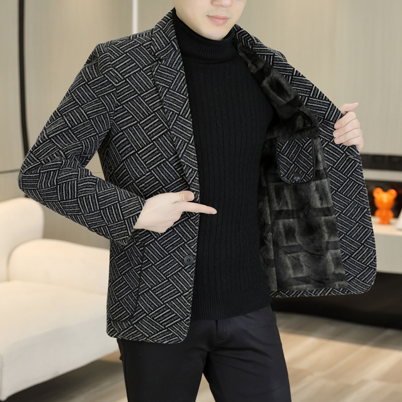 Blazer Autumn and Winter Men's - Men Formal Wear 2025 avaliação e preço