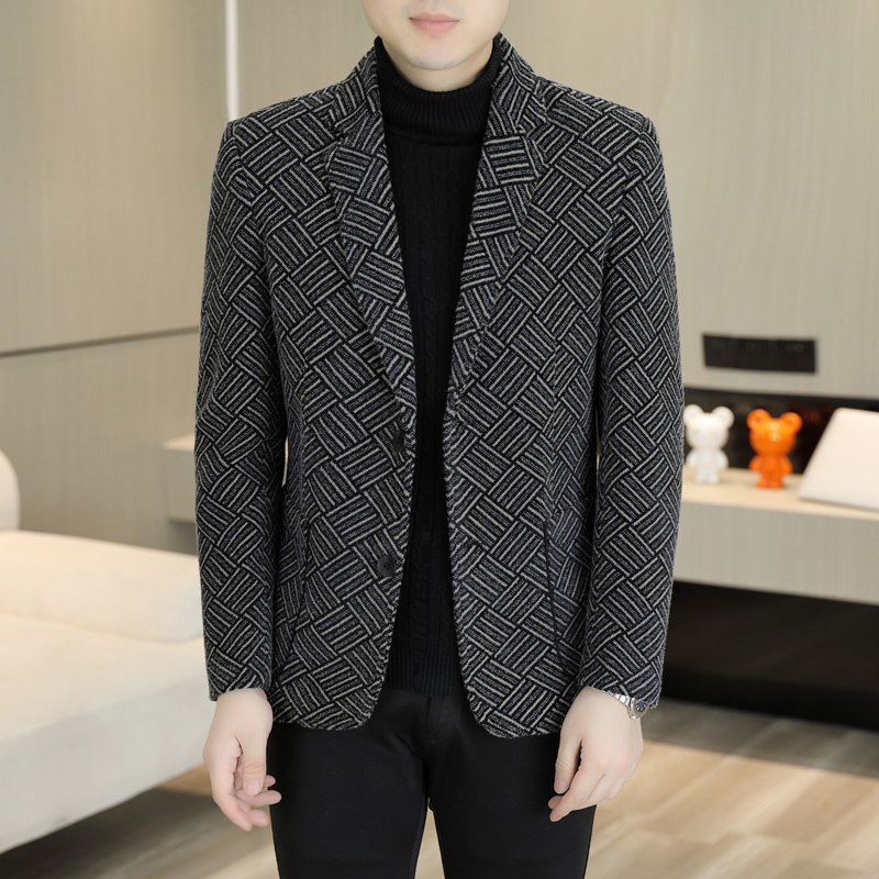 Blazer Autumn and Winter Men's - Men Formal Wear 2025 avaliação e preço