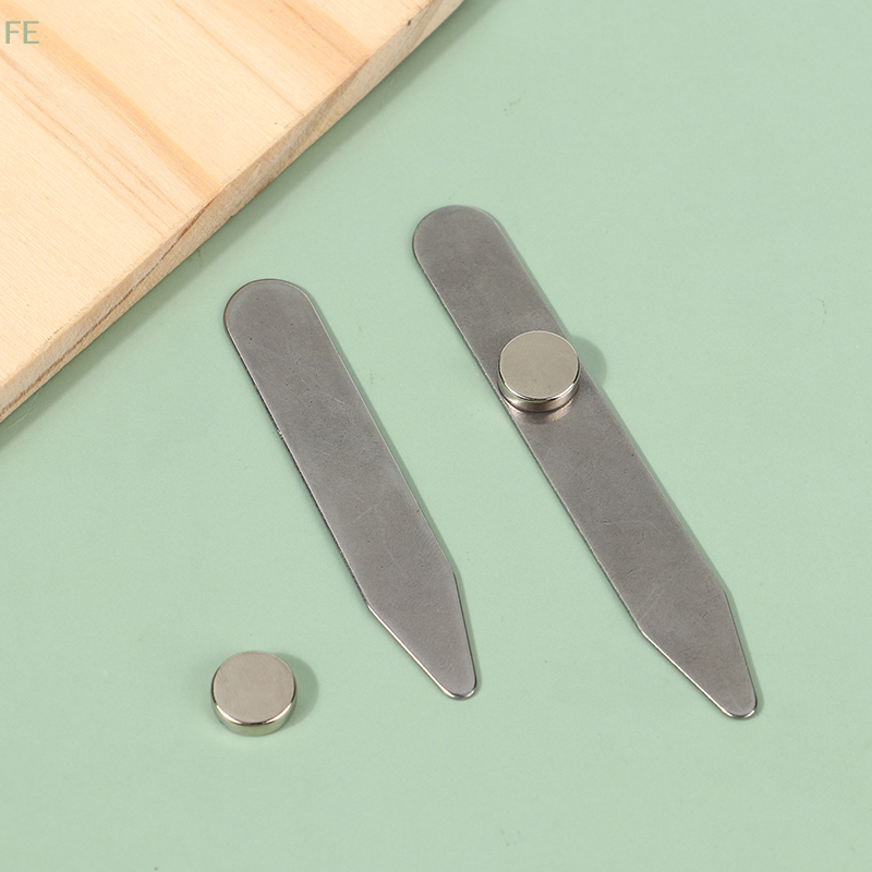 [F] 3 Size Stainless Steel Col - Collar Stay Metal avaliação e preço