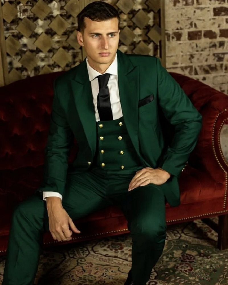Green Classic Men Suits Formal - Latest Men Formal Wear avaliação e preço