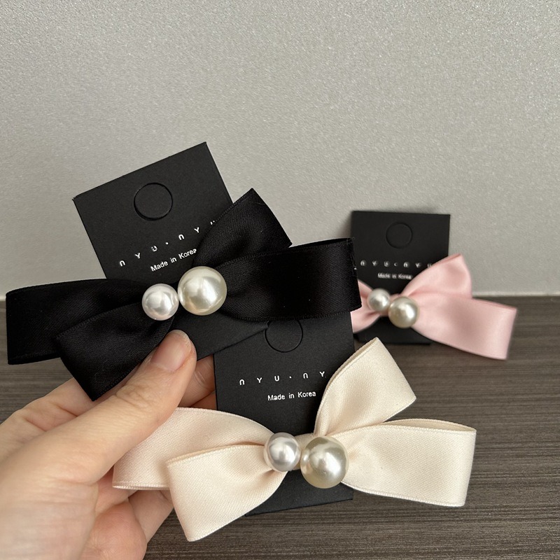 2024 new in hair bows for woma - Satin Bow Tie avaliação e preço