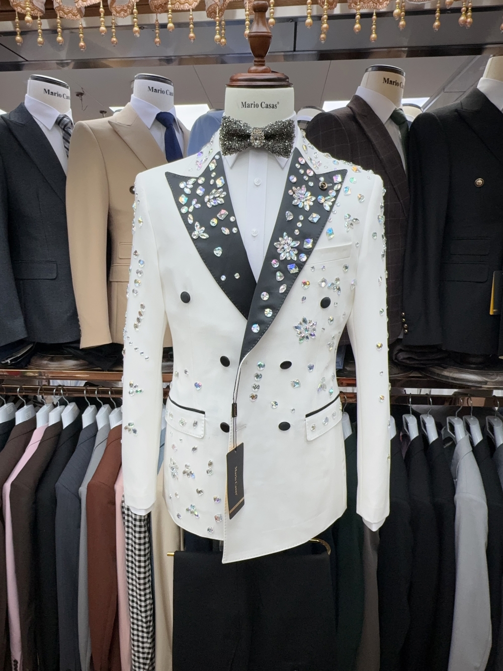 2025 Sparkly In Stock Crystals - Men Formal Wear 2025 avaliação e preço