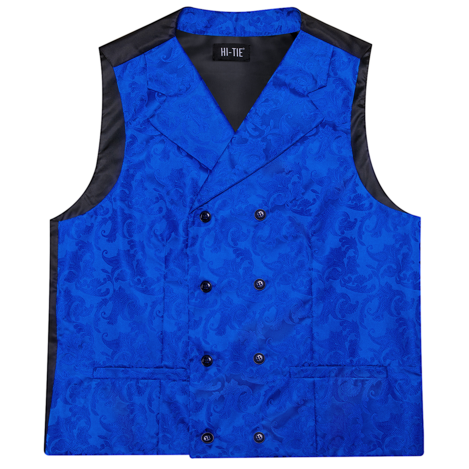 Mens Double Breasted Half Notc - Men Formal Wear Vest avaliação e preço