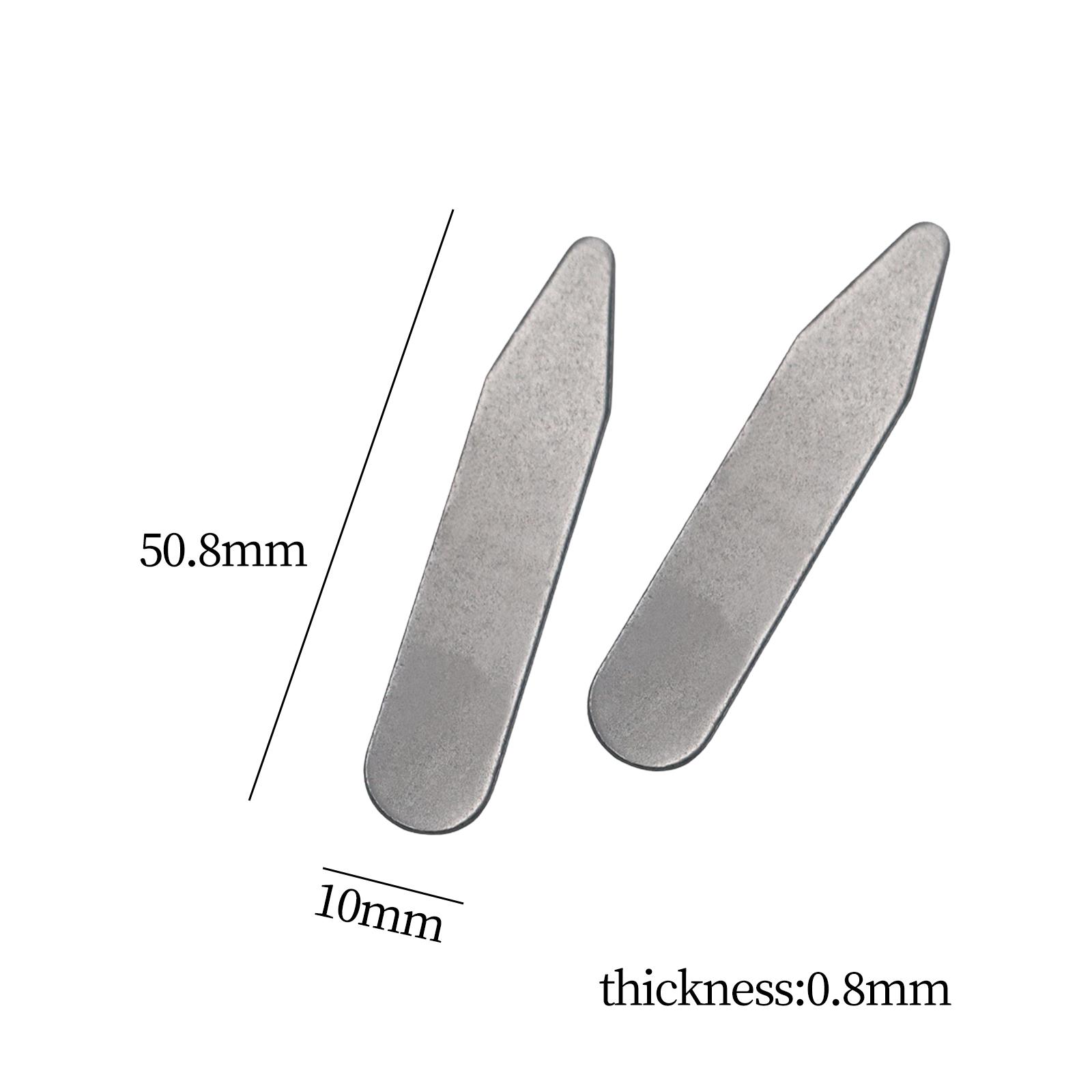 6Pcs Collar Stays Shirt Collar - Collar Stay Metal avaliação e preço