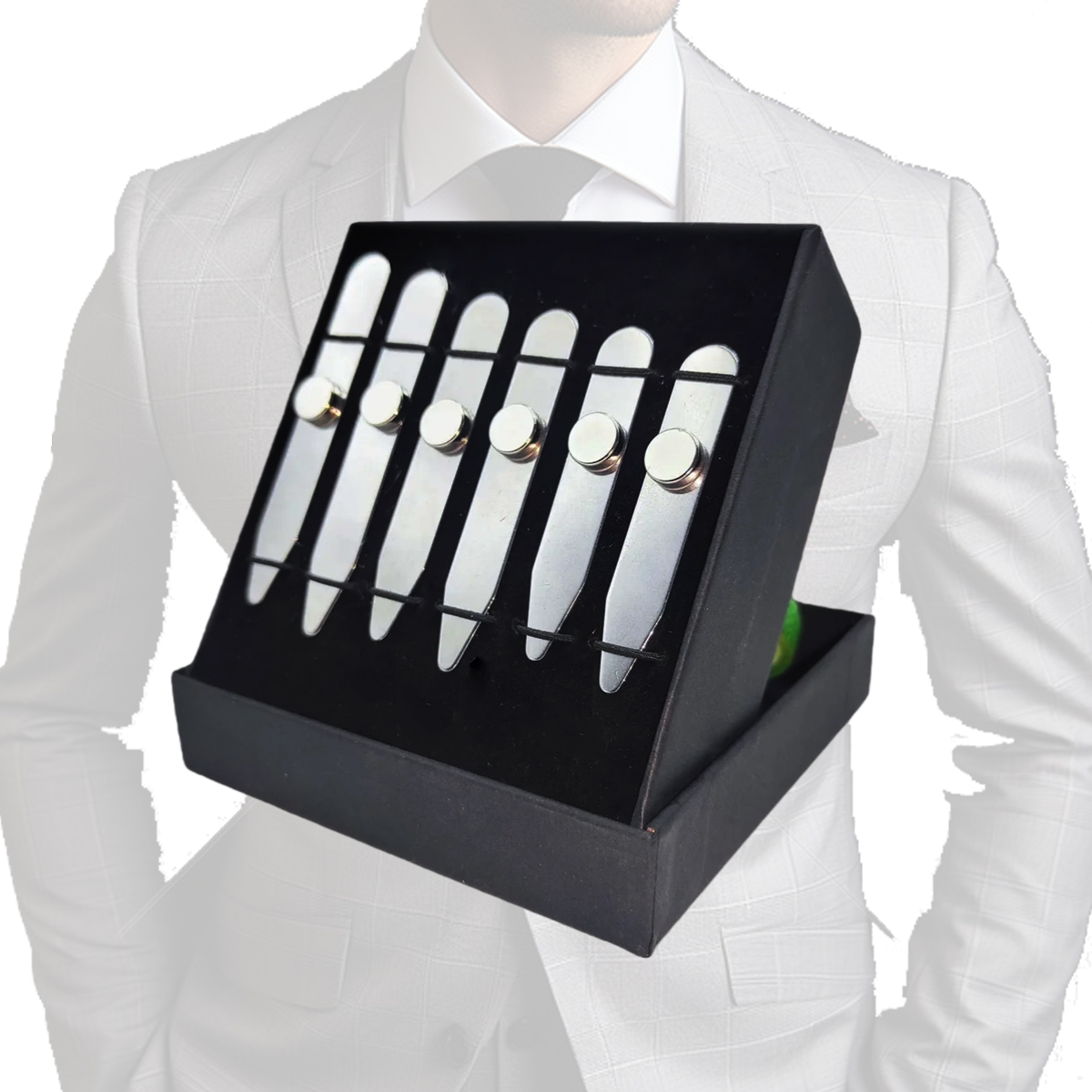 6Pcs Stainless Steel Collar St - Collar Stay Metal avaliação e preço
