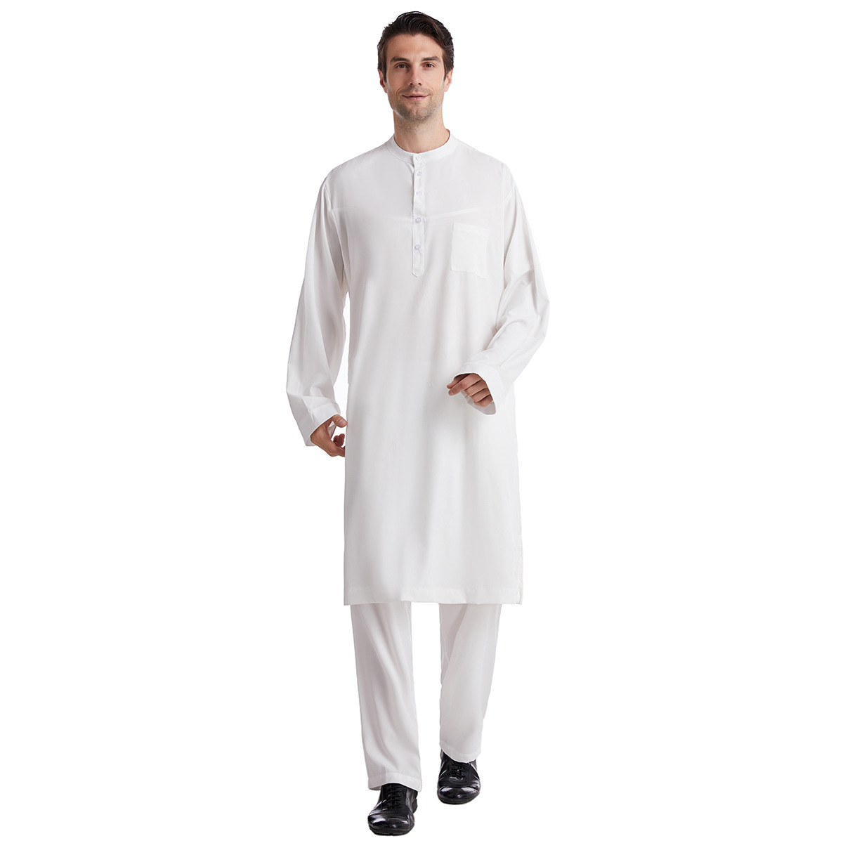 Muslim Men Jubba Thobe 2 Pice  - Men Formal Wear 2025 avaliação e preço