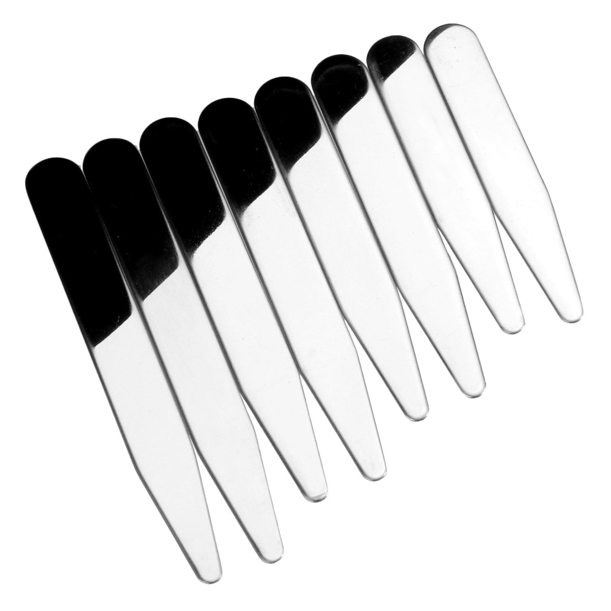 8Pcs Premium Collar Stays for  - Collar Stay Metal avaliação e preço