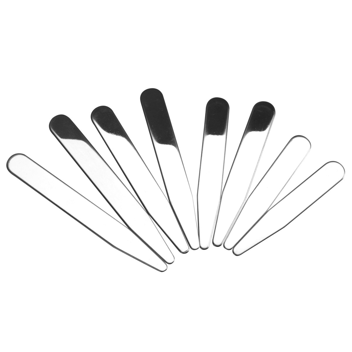 8Pcs Premium Collar Stays for  - Collar Stay Metal avaliação e preço