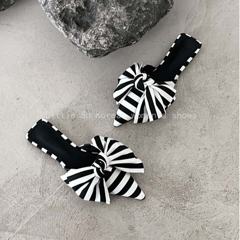 Luxury Designer Bowtie Mule Sh - Satin Bow Tie avaliação e preço