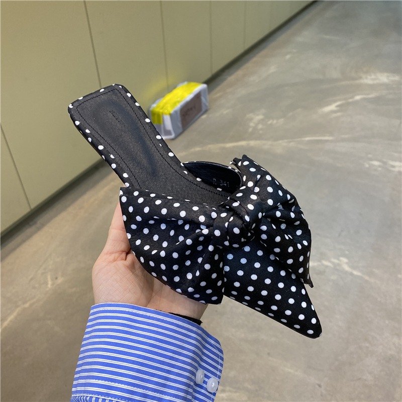 Luxury Designer Bowtie Mule Sh - Satin Bow Tie avaliação e preço
