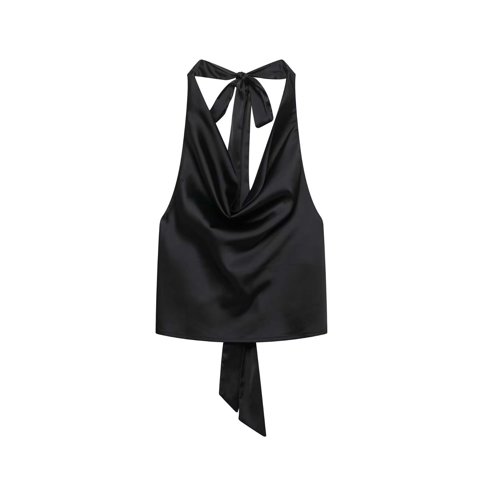 Zevity 2025 Women Sexy Sleevel - Satin Bow Tie avaliação e preço