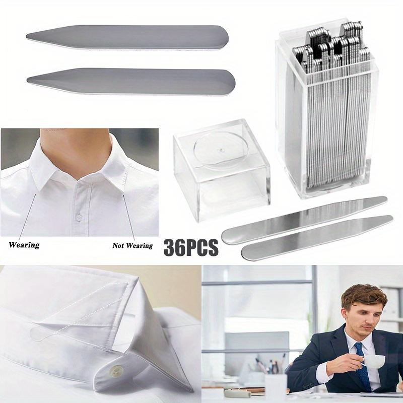 36pcs Stainless Steel Shirt Co - Collar Stay Metal avaliação e preço