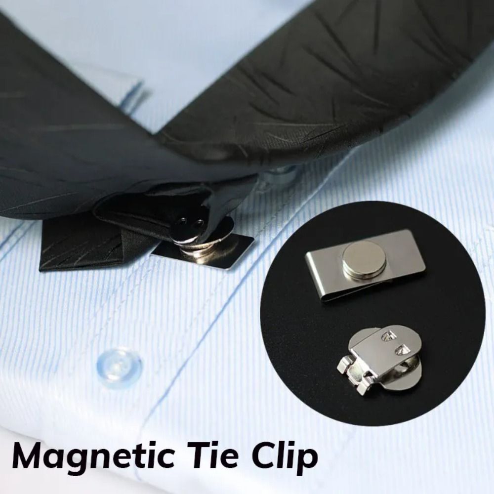 New Invisible Tie Stay Clips A - Collar Stay Metal avaliação e preço