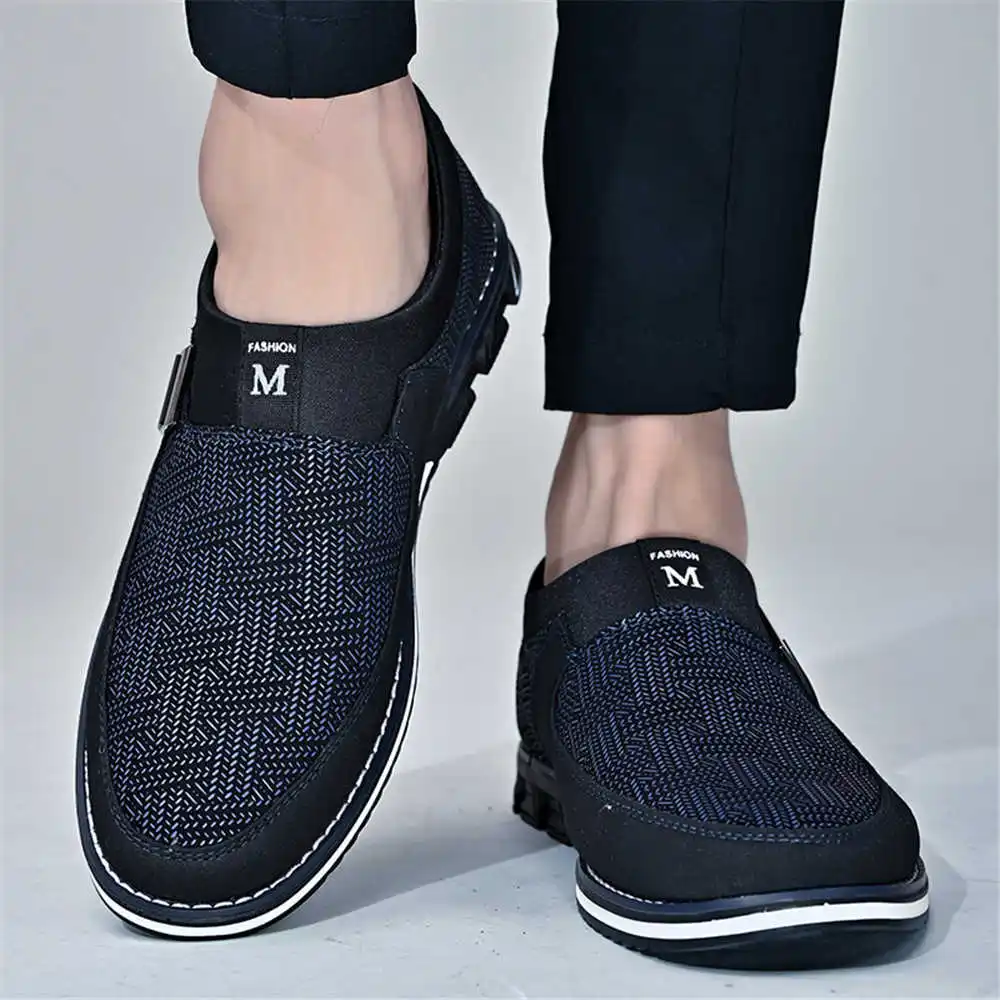 Dark Blue 44-45 Summer Shoes S - Men Formal Wear All Black avaliação e preço