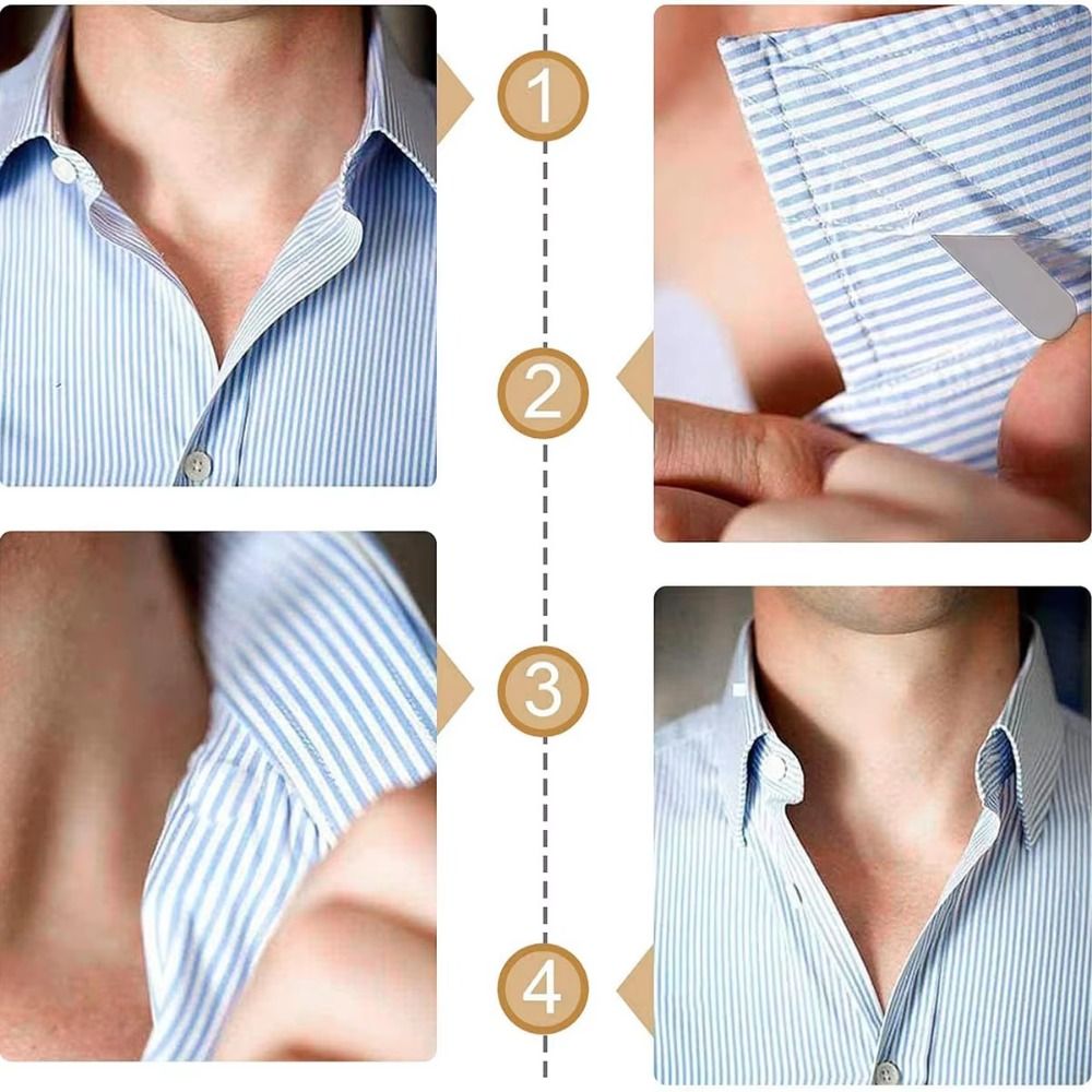 6Pcs Durable Stainless Steel C - Collar Stay Metal avaliação e preço