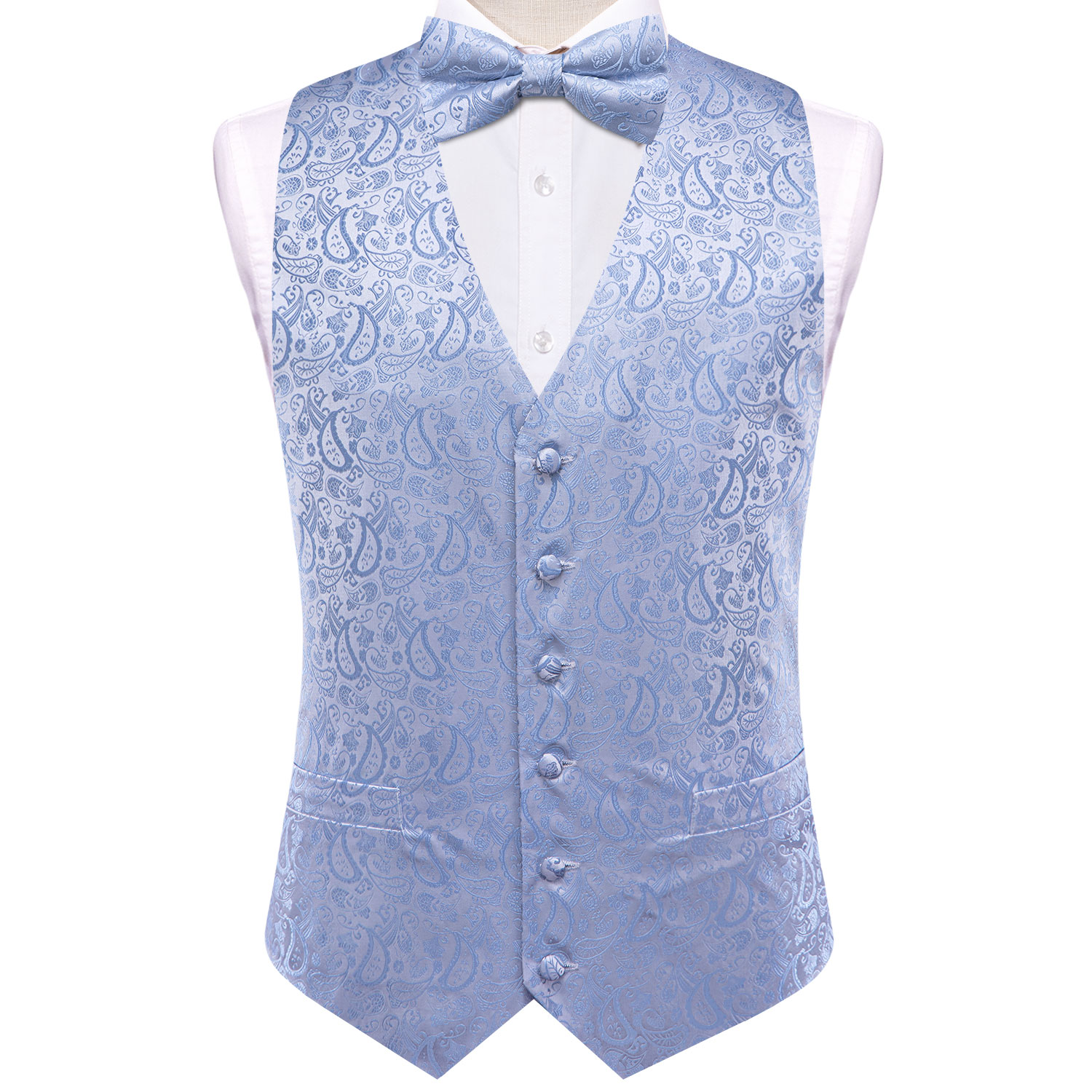 Men's Formal Tuxedo Vest - Pai - Men Formal Wear Vest avaliação e preço