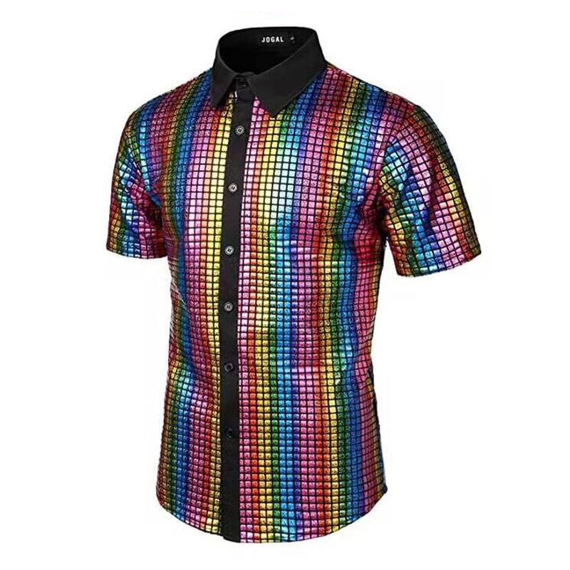 Men Retro 70s Disco Sequined B - Men'S Medieval Formal Wear avaliação e preço
