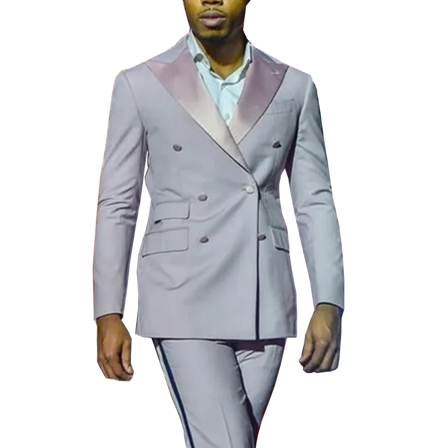 Gwenhwyfar New Light Pink Men' - Men Formal Wear Pants avaliação e preço