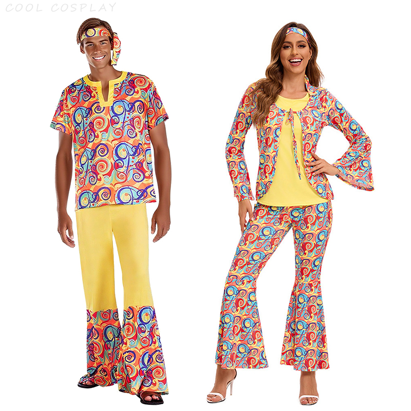 60s 70's Disco Costume for Wom - Men Formal Wear Vest avaliação e preço