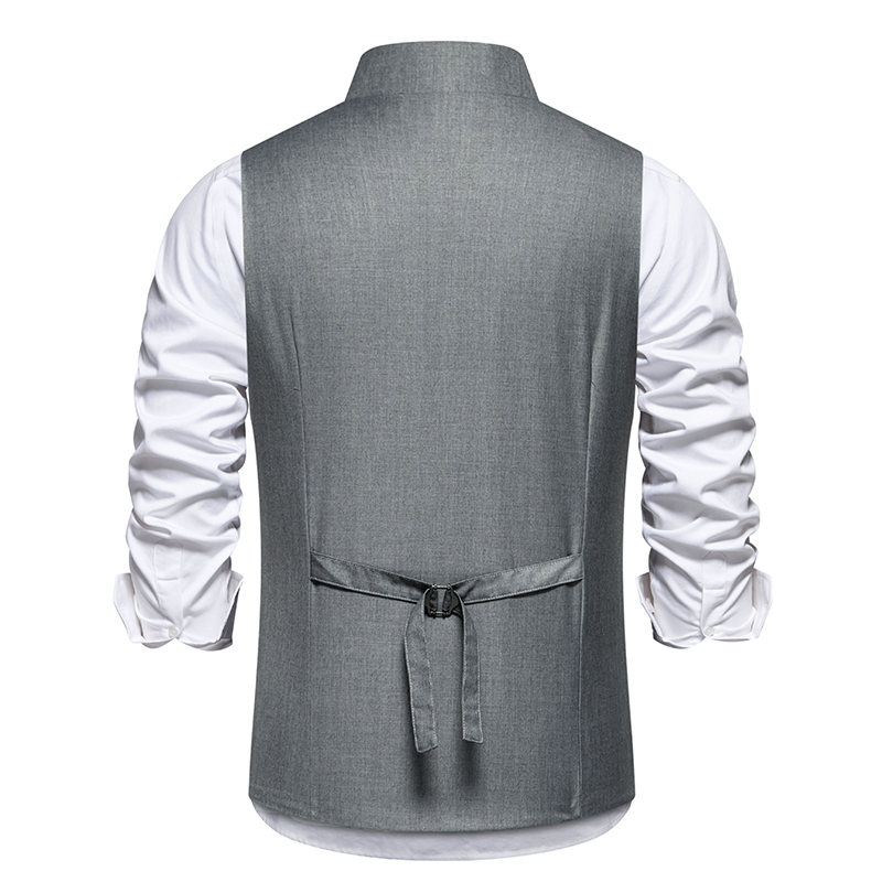 New Men's Suit Vests Fashion S - Men Formal Wear Vest avaliação e preço
