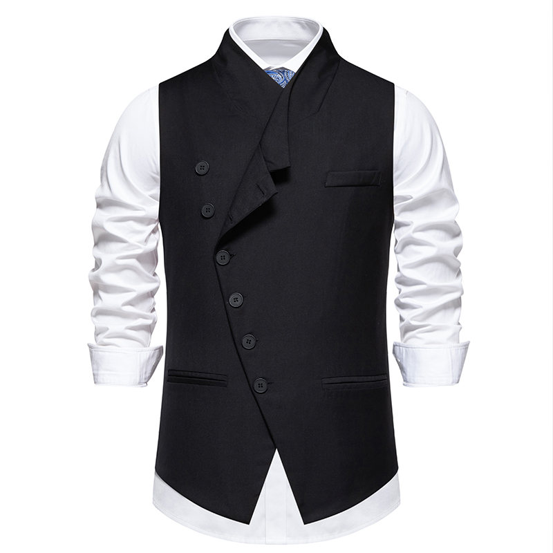 New Men's Suit Vests Fashion S - Men Formal Wear Vest avaliação e preço