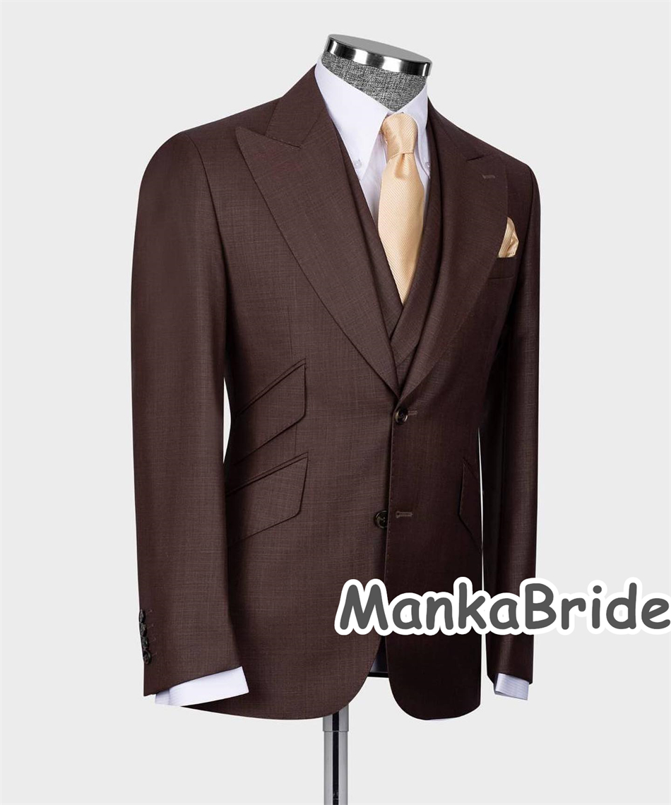 Costume Homme Customized 3pcs  - Men Formal Wear Pants avaliação e preço