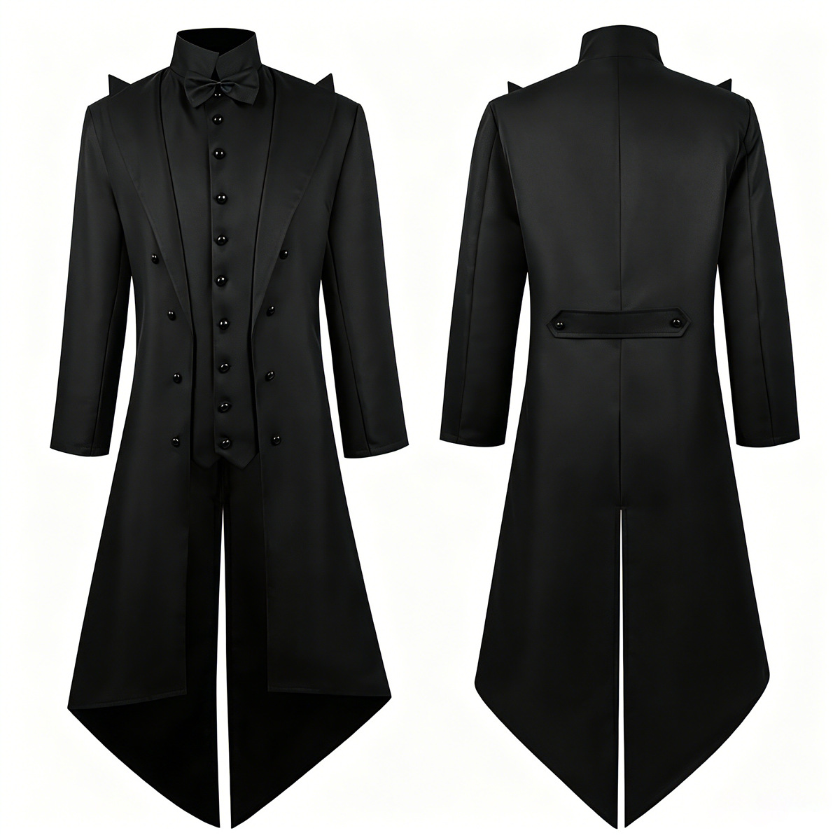 Vintage Gothic Men's Tailcoat  - Men'S Medieval Formal Wear avaliação e preço