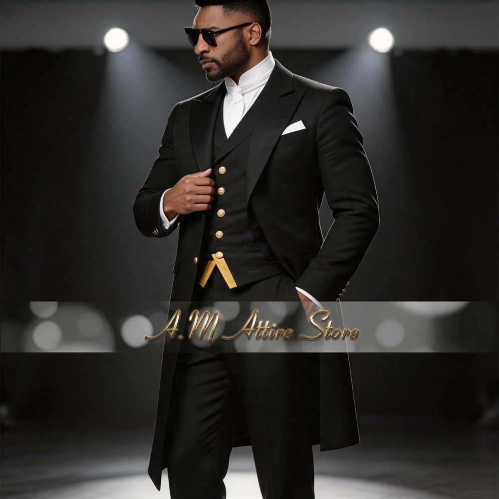 Wedding Suit for Men Blue 3-Pi - Men Formal Wear Pants avaliação e preço
