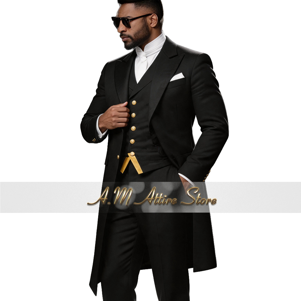 Wedding Suit for Men Blue 3-Pi - Men Formal Wear Pants avaliação e preço