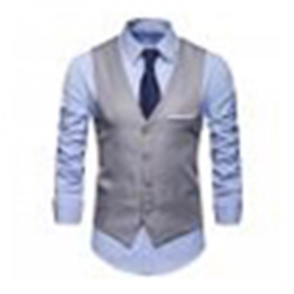 Dress Vests For Men Slim Fits  - Men Formal Wear Vest avaliação e preço
