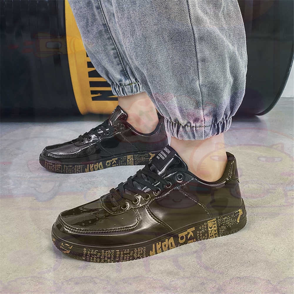 Round Foot Size 45 Sneakers Wh - Men Formal Wear All Black avaliação e preço
