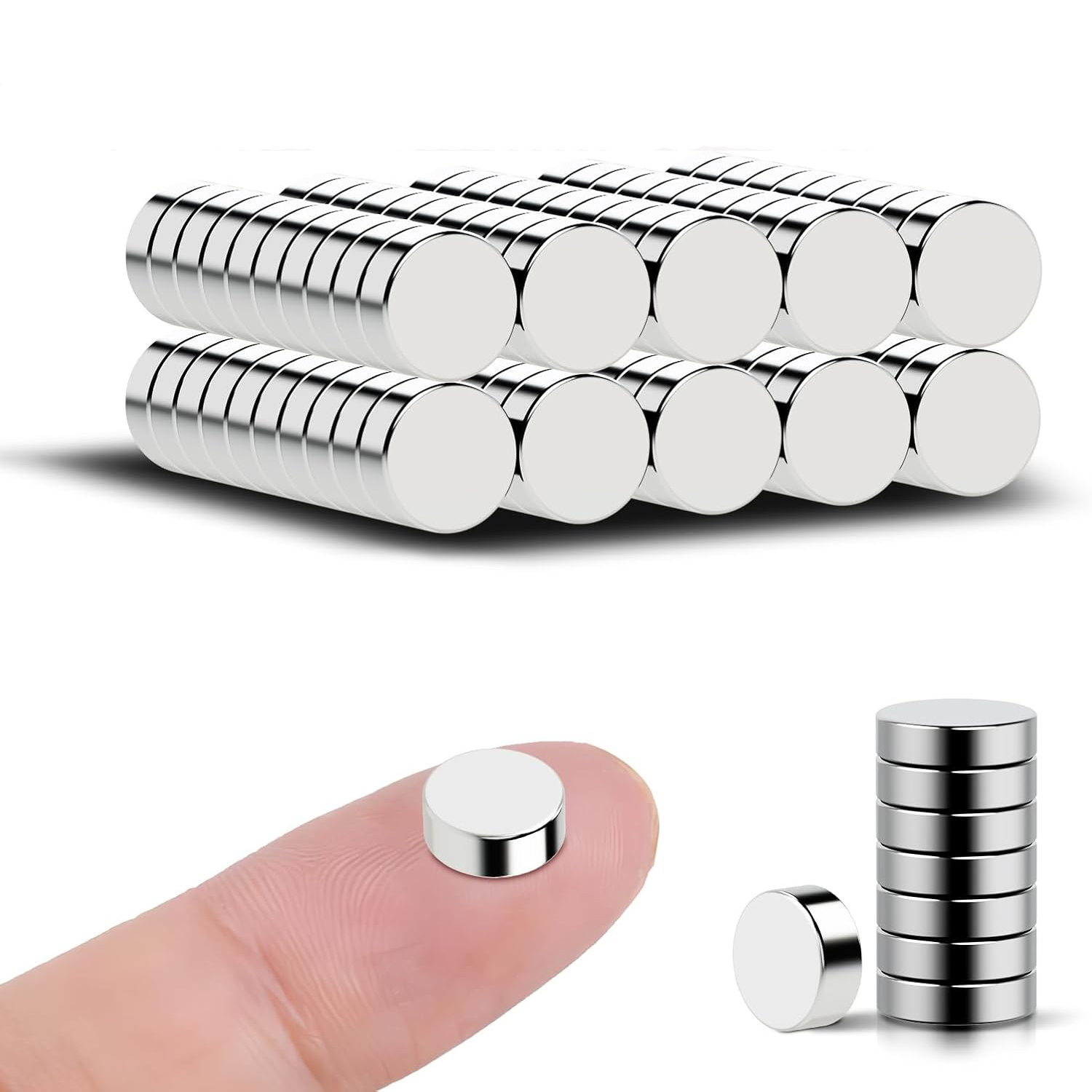 40Pcs Strong Refrigerator Magn - Collar Stay Metal avaliação e preço