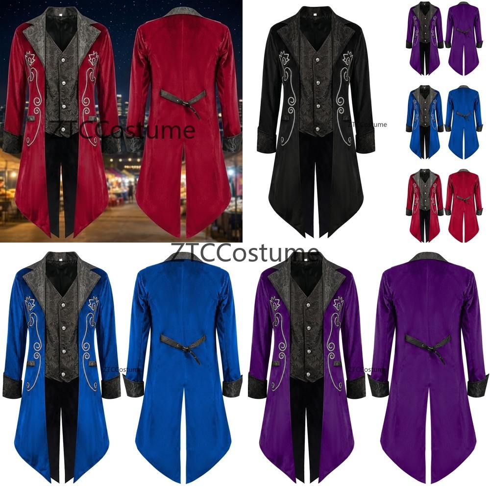 Steampunk Victorian Tailcoat M - Men'S Medieval Formal Wear avaliação e preço