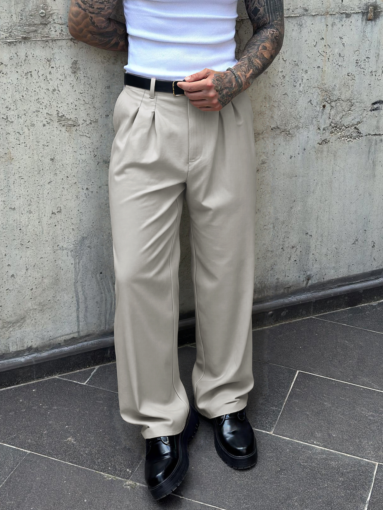 Men's Designer Dress Pants, Fa - Men Formal Wear Pants avaliação e preço