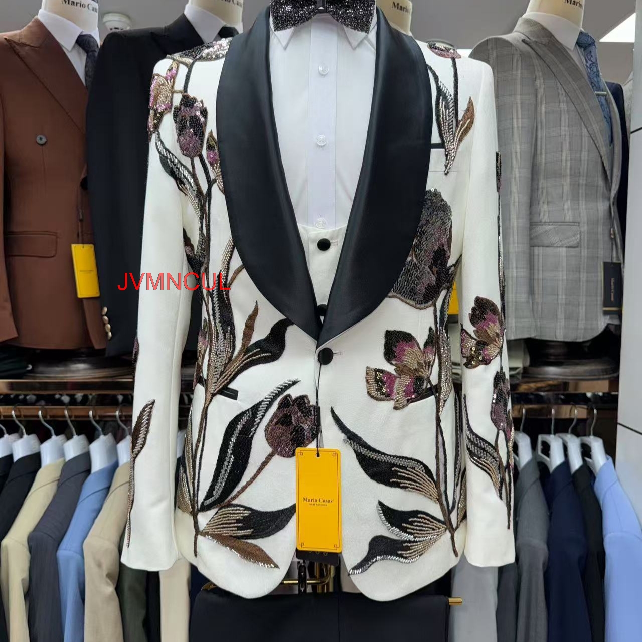 Men's Heavy Craft Suit Slim Fi - Men Formal Wear Pants avaliação e preço