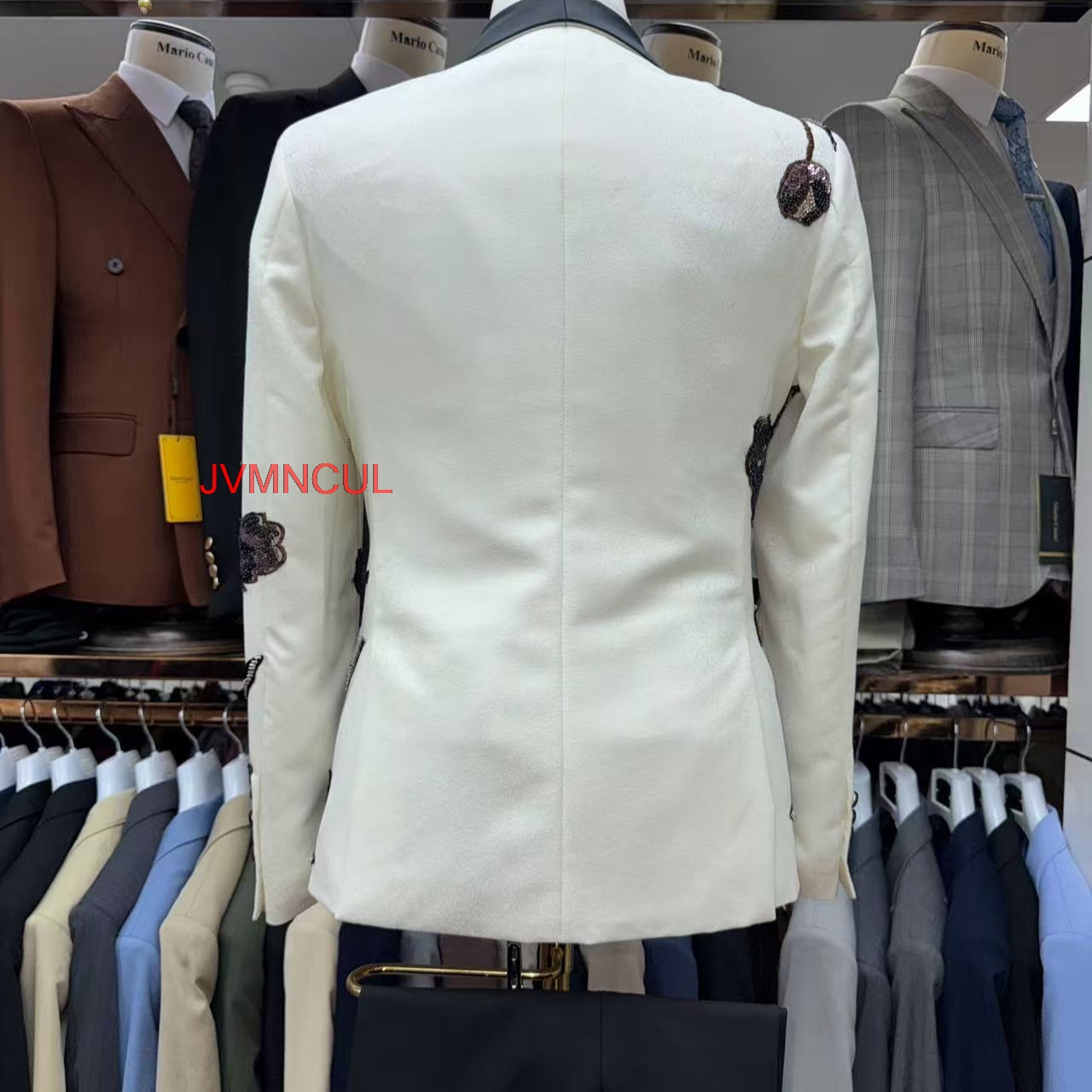 Men's Heavy Craft Suit Slim Fi - Men Formal Wear Pants avaliação e preço